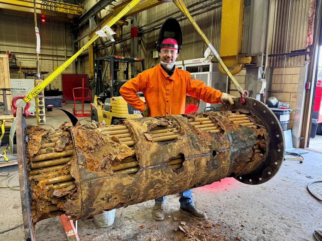 Front Page-Heat exchanger cleaning & Top photo on the heat exchanger page